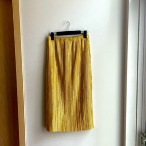 Maeve Anthropology Gold Skirt Size 8